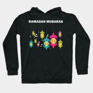 Ramadan Mubarak Ramadan Kareem Colourful Lantern Fanous Gift Hoodie